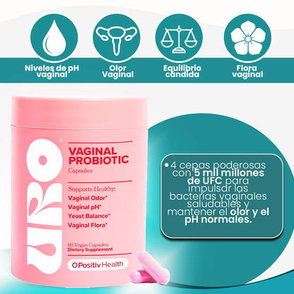 URO - PROBIOTICOS VAGINALES PARA MUJERES