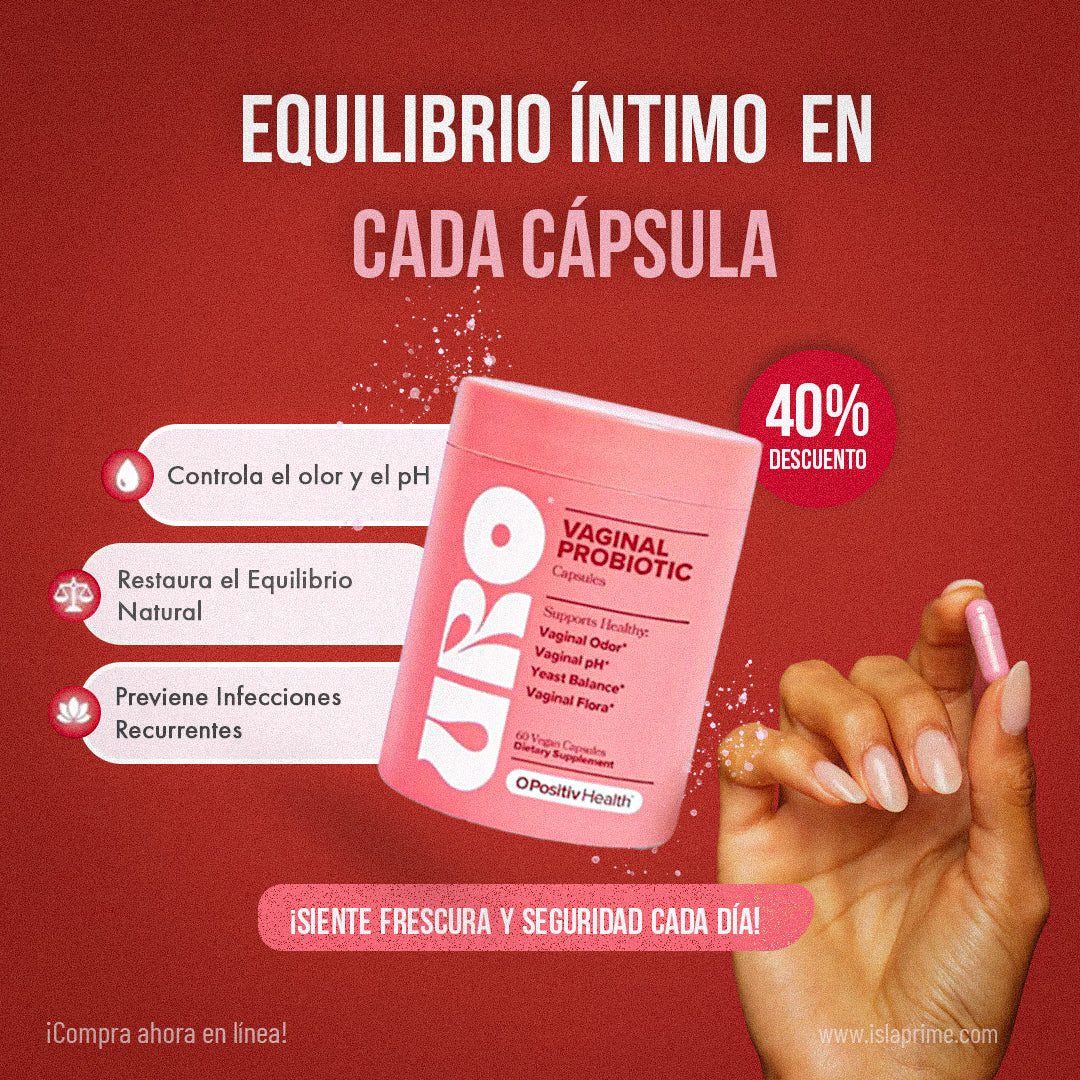 URO - PROBIOTICOS VAGINALES PARA MUJERES