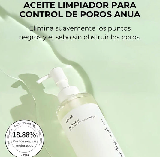 SKIN CARE– Aceite Limpiador Coreano para el Control de Poros 🔥