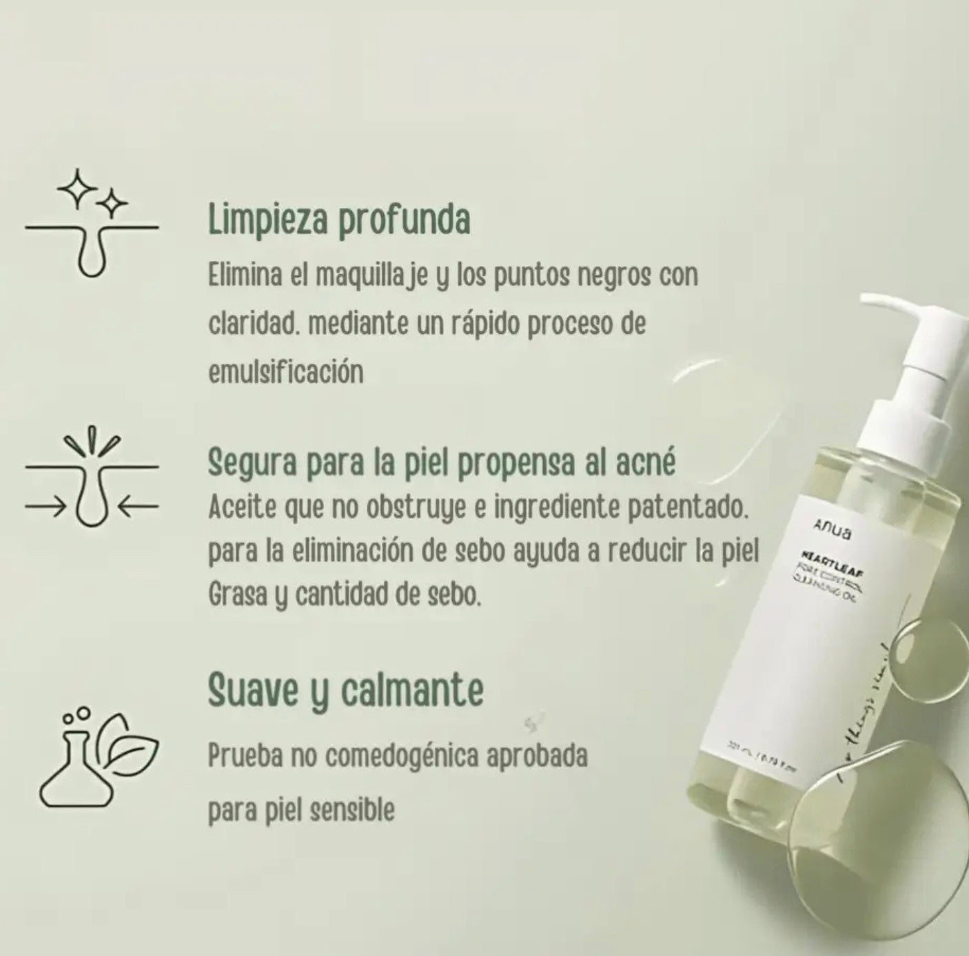 SKIN CARE– Aceite Limpiador Coreano para el Control de Poros 🔥